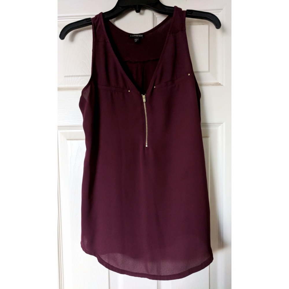 Express marroon tank top